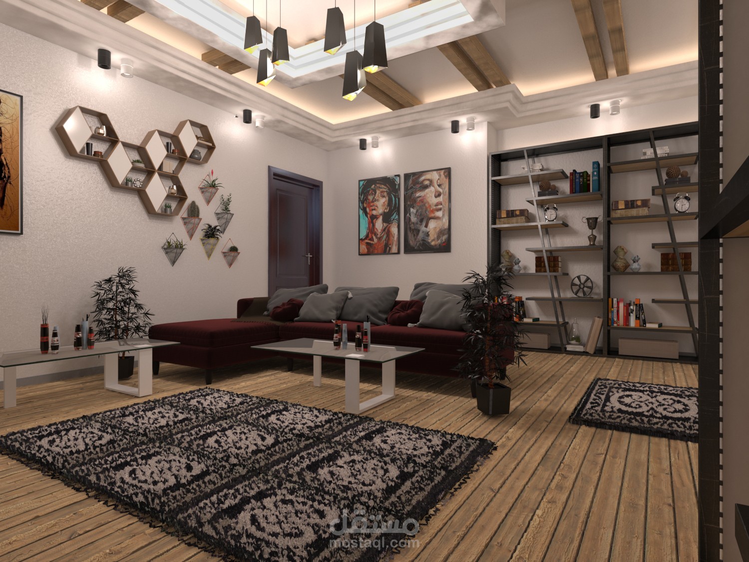 A Modern Living room