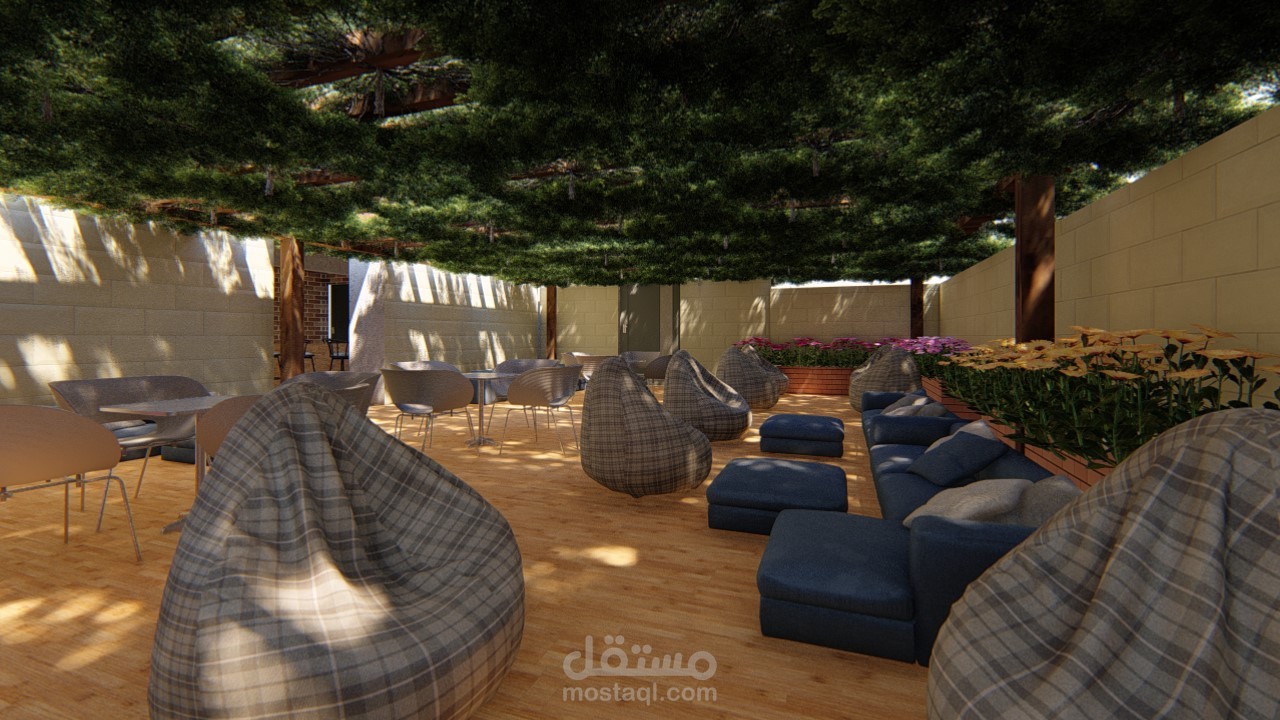 Interior Design of Cafe