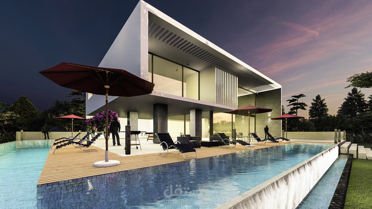 فيلا علي الطراز الحديث