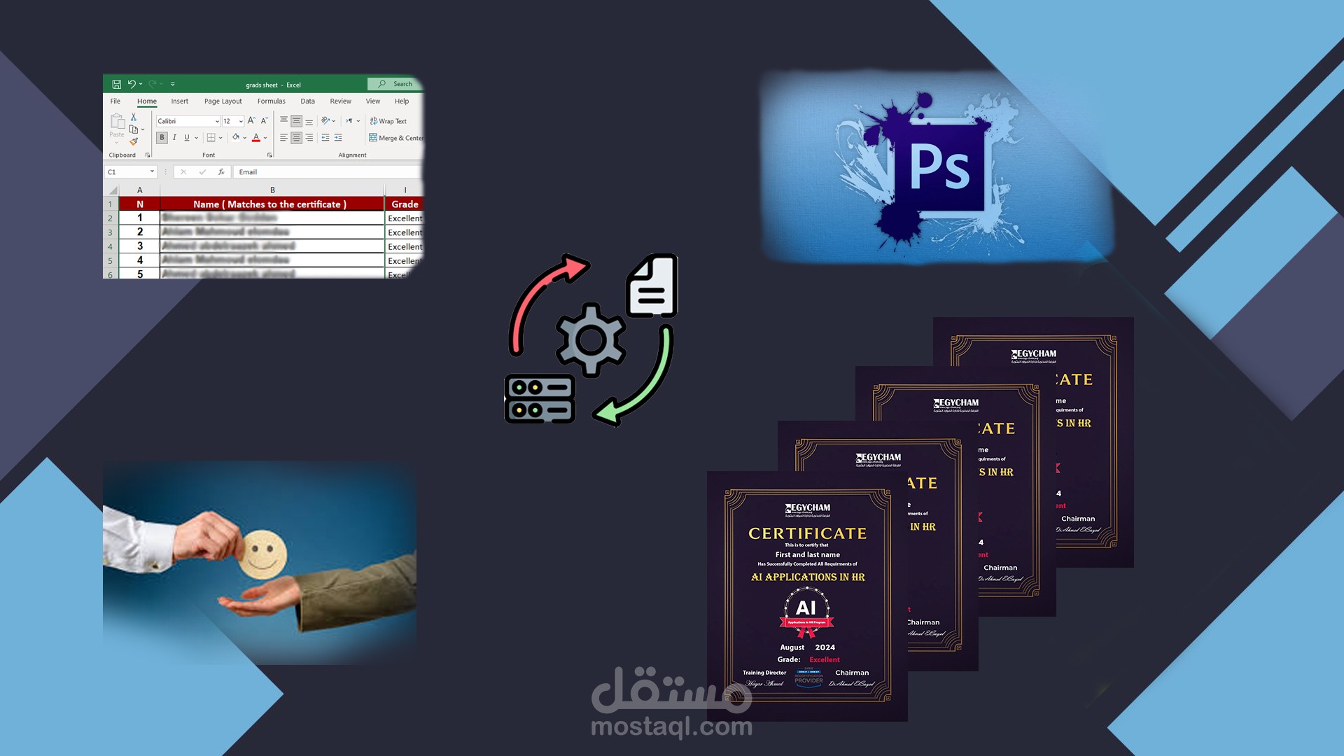 عمل عرض تقديمي لأهم انجازات 2024 وخطة التحسين في 2025