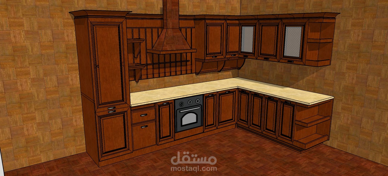 تصاميم:  ابنية - مفروشات - مطابخ - ديكورات انارة خشبية.