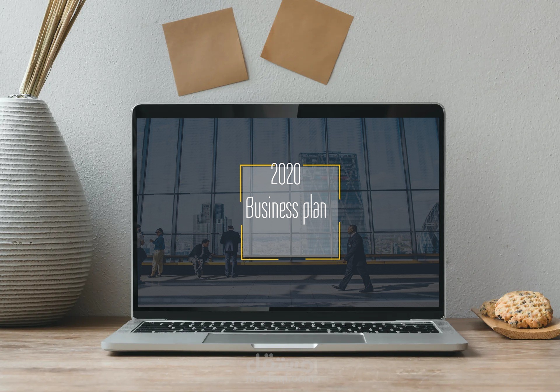 قالب عرض بور بوينت لخطة عمل شركة