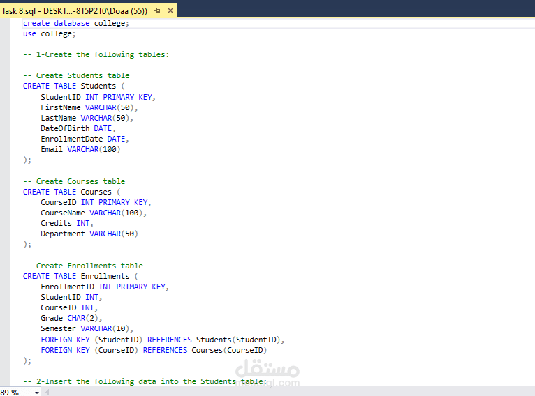 SQL queries