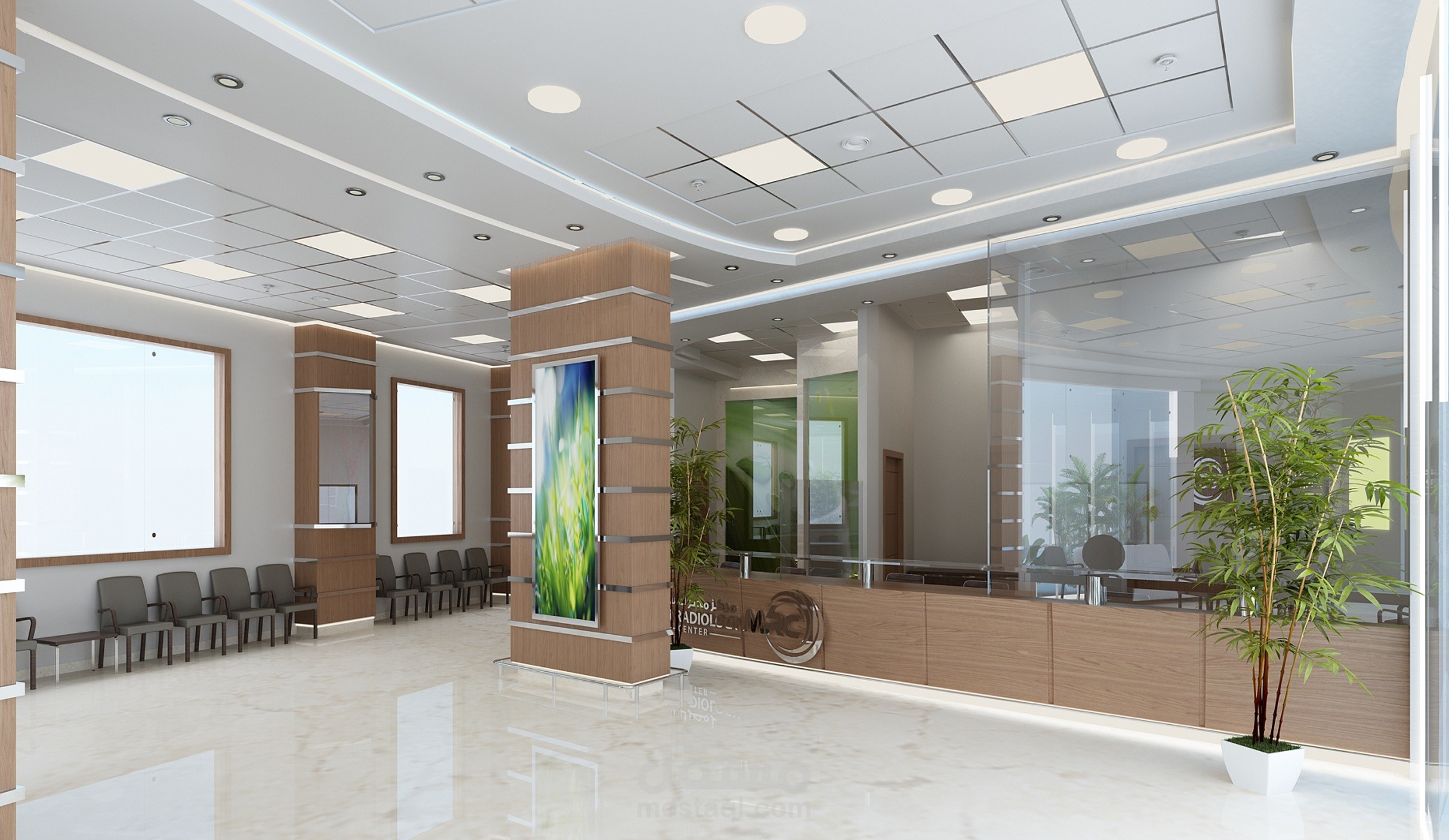 تصميم داخلي لمركز اشعه