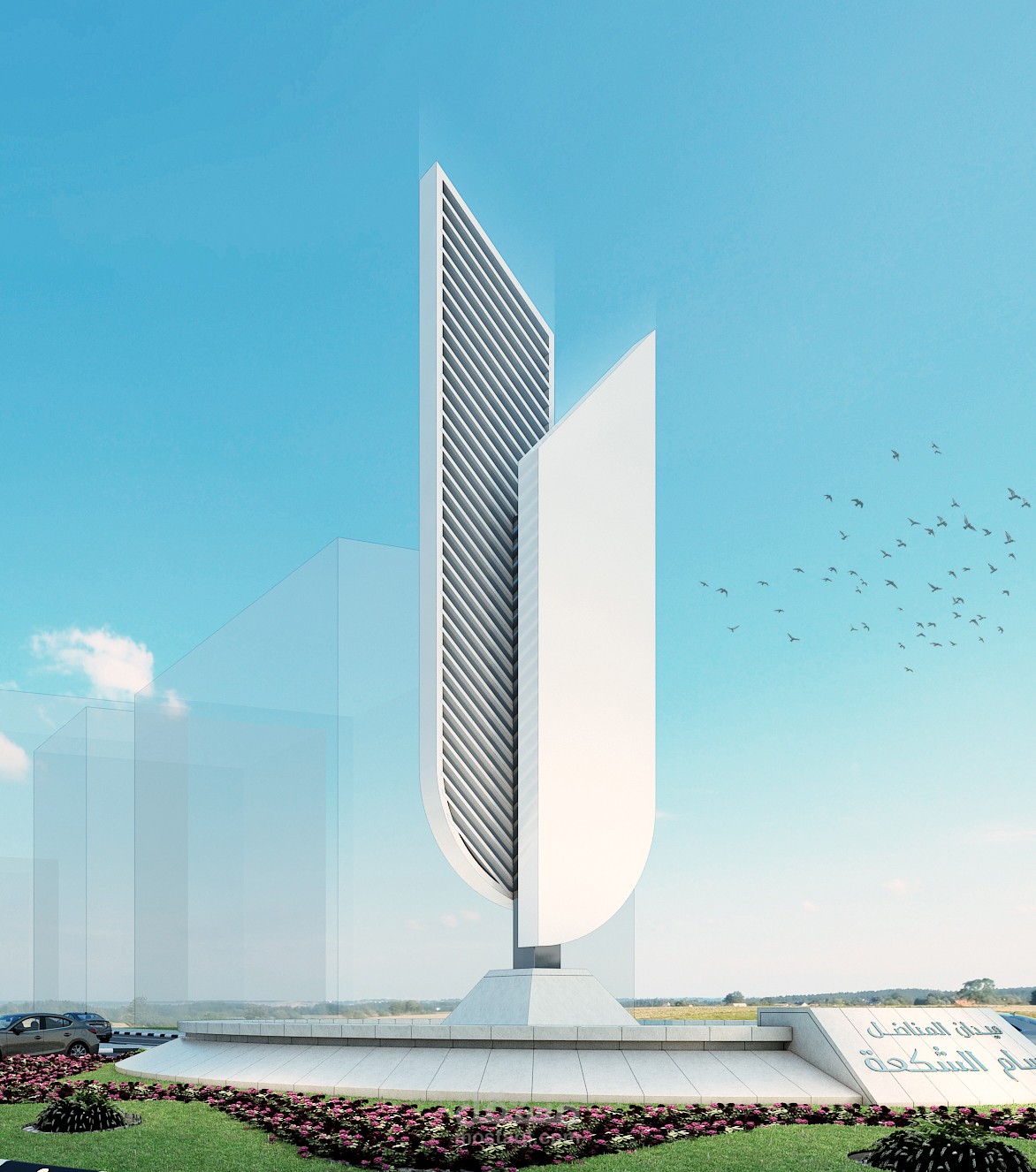 مقترح تصميم ميدان في مدينة نابلس