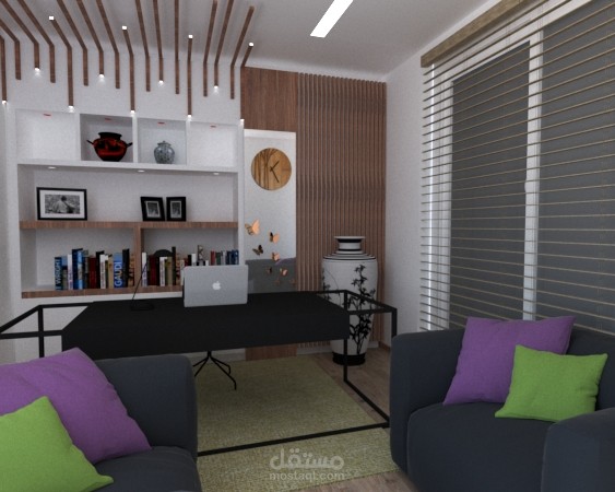 تصميم مكتب صغير