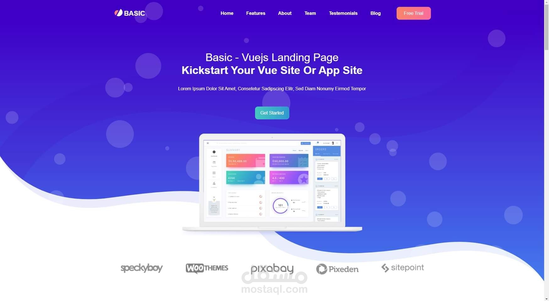 تصميم موقع الكتروني بواسطة لغة html and css