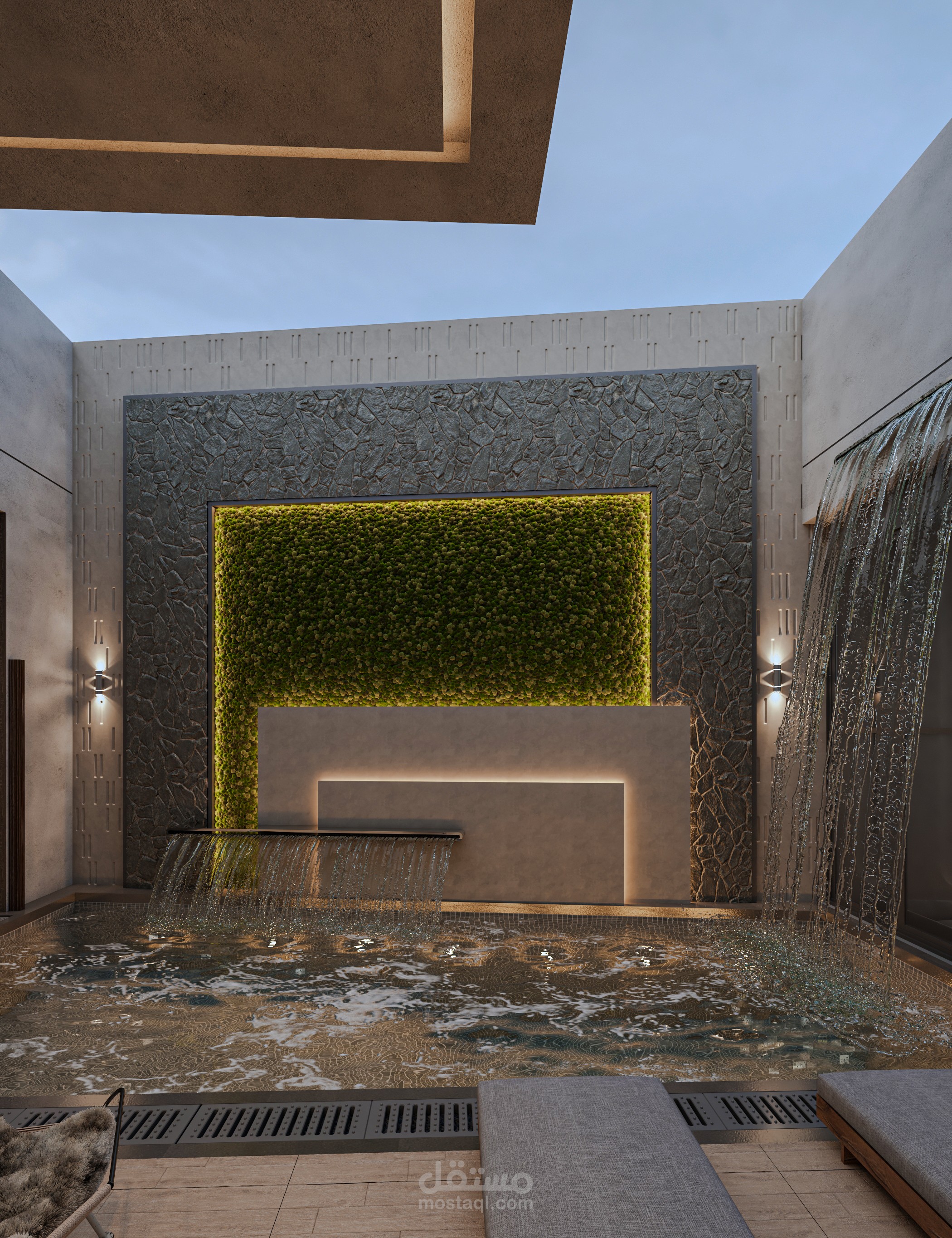 تصميم مسبح