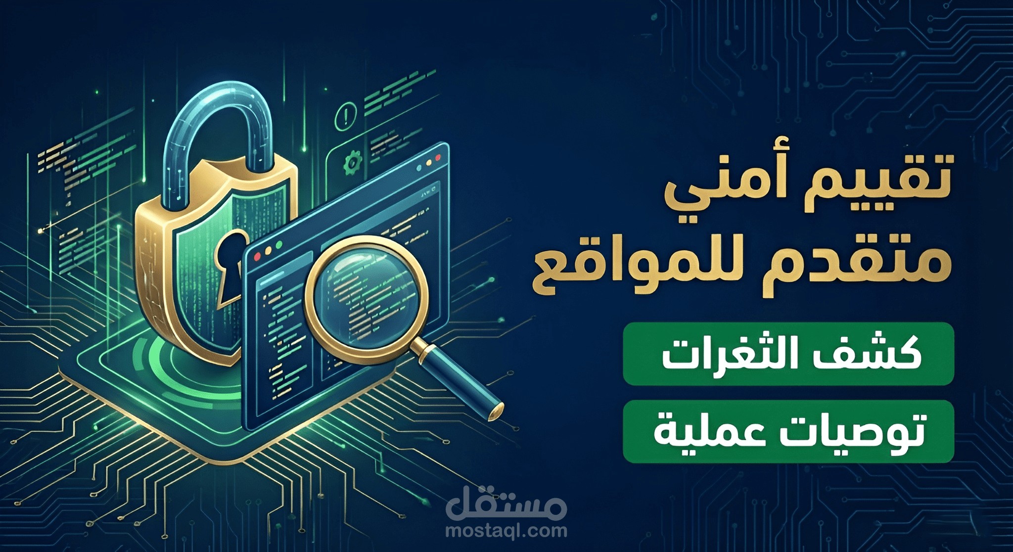 اختبار أمن مواقع وبرمجيات شامل للتطبيقات، المواقع، الشبكات والسيرفرات