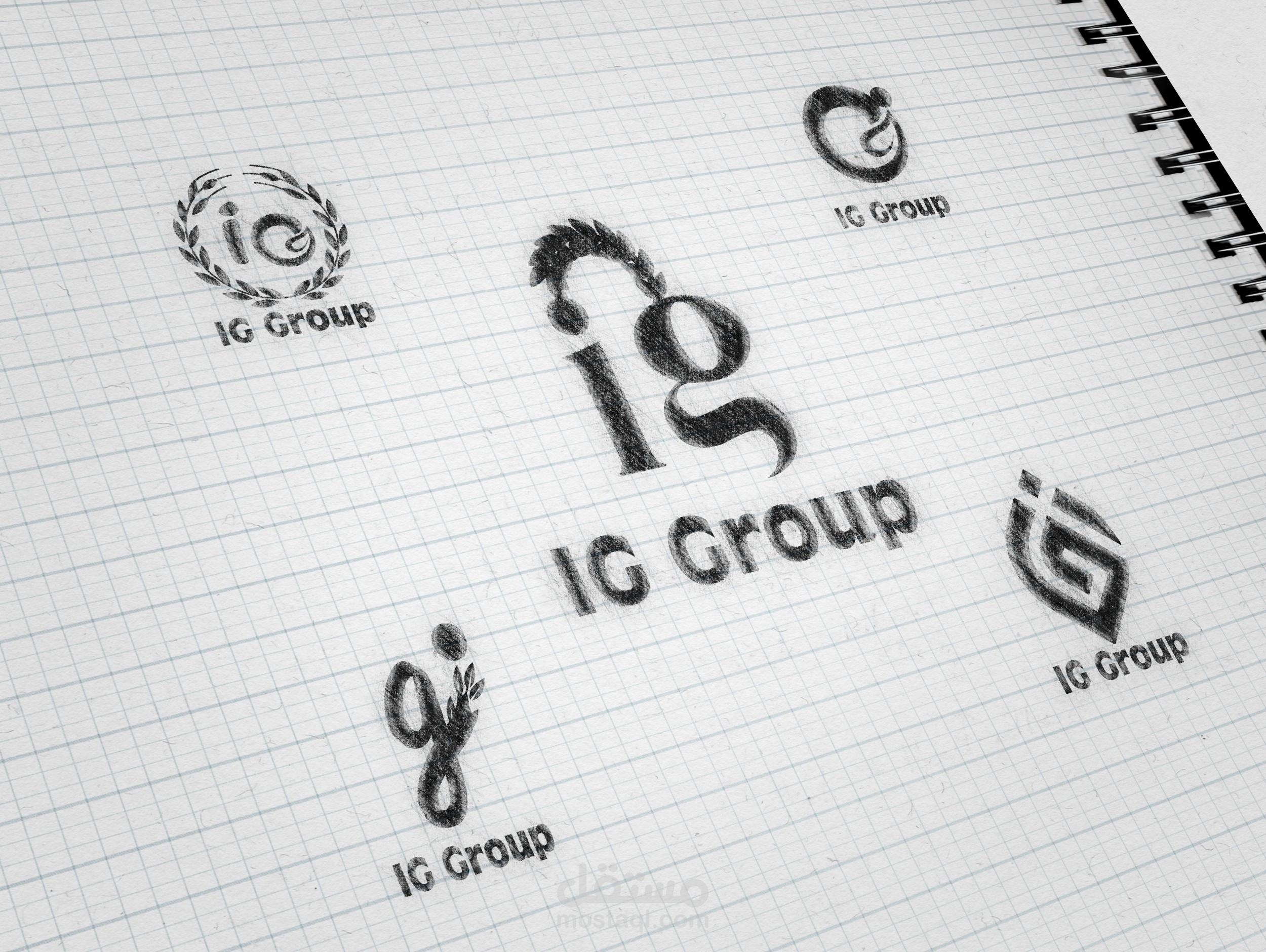 هوية بصرية لشركة ig group