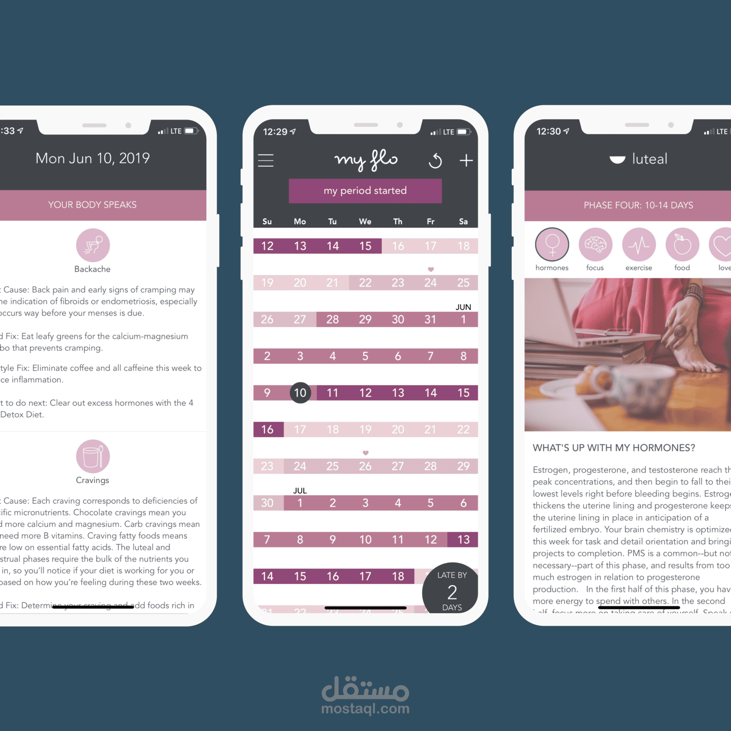 MyFLO Period Tracker | مستقل