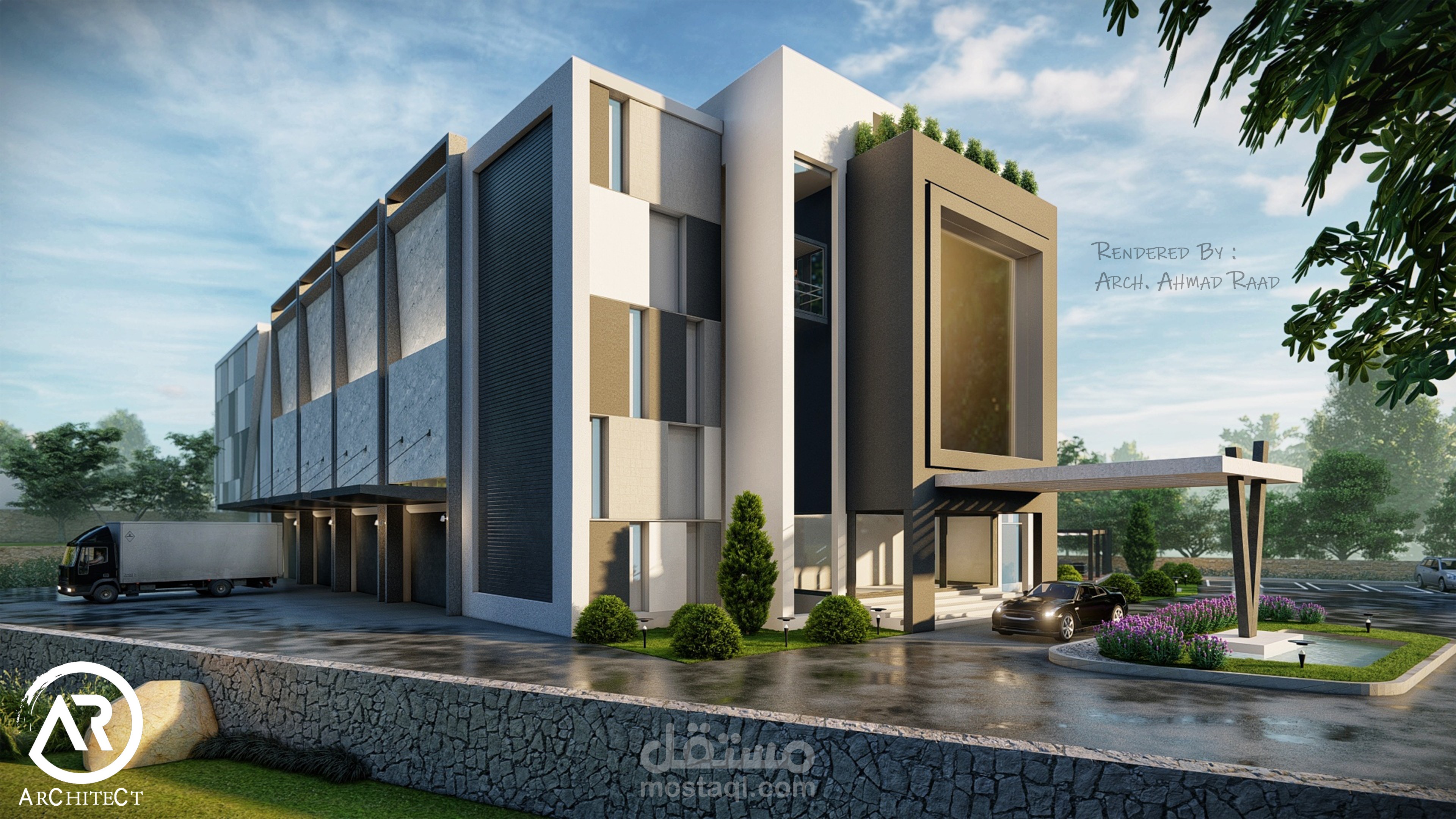 تصميم معمل علف حيوانات