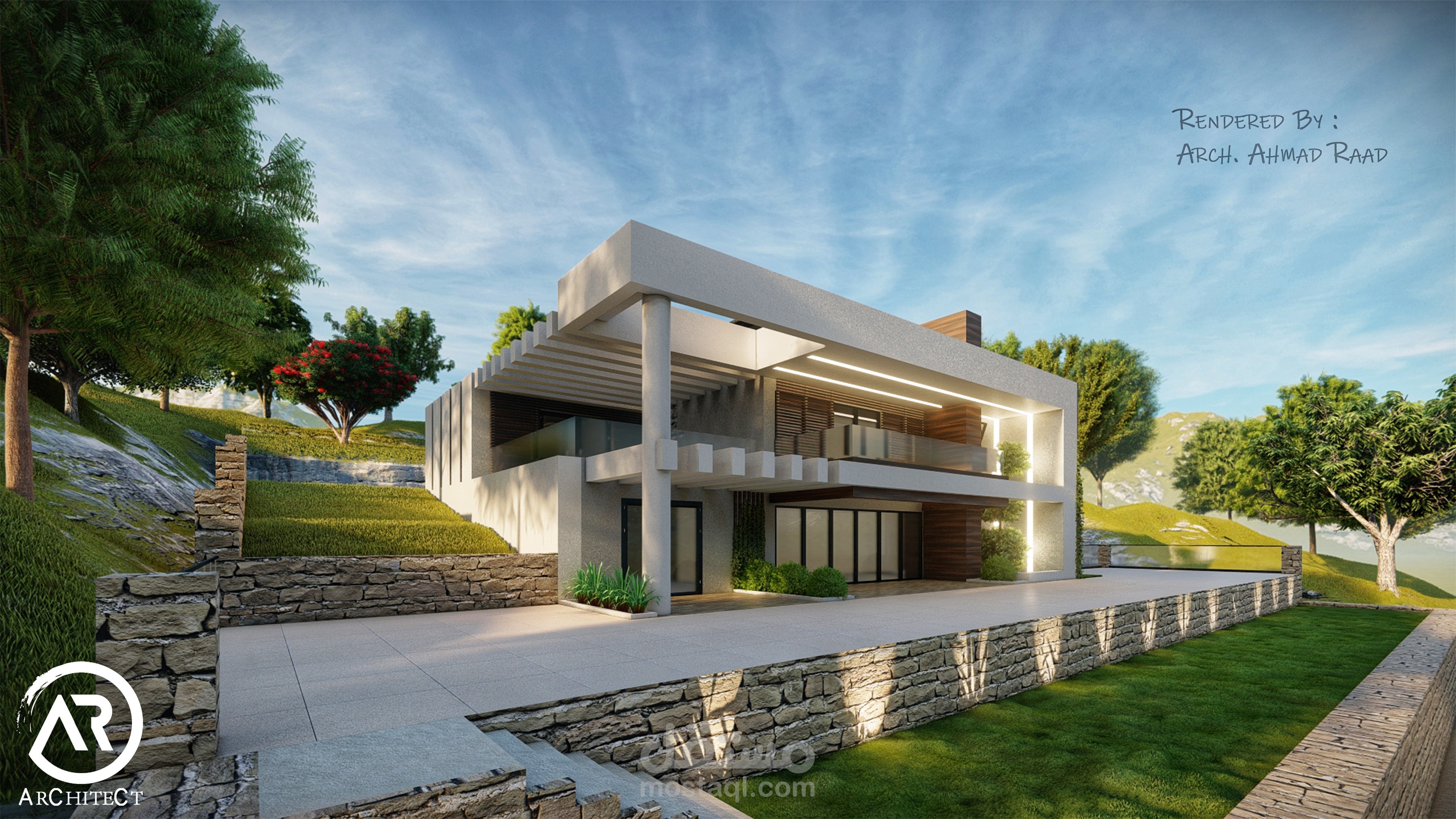 تصميم فيلا سكنية موردن ٧