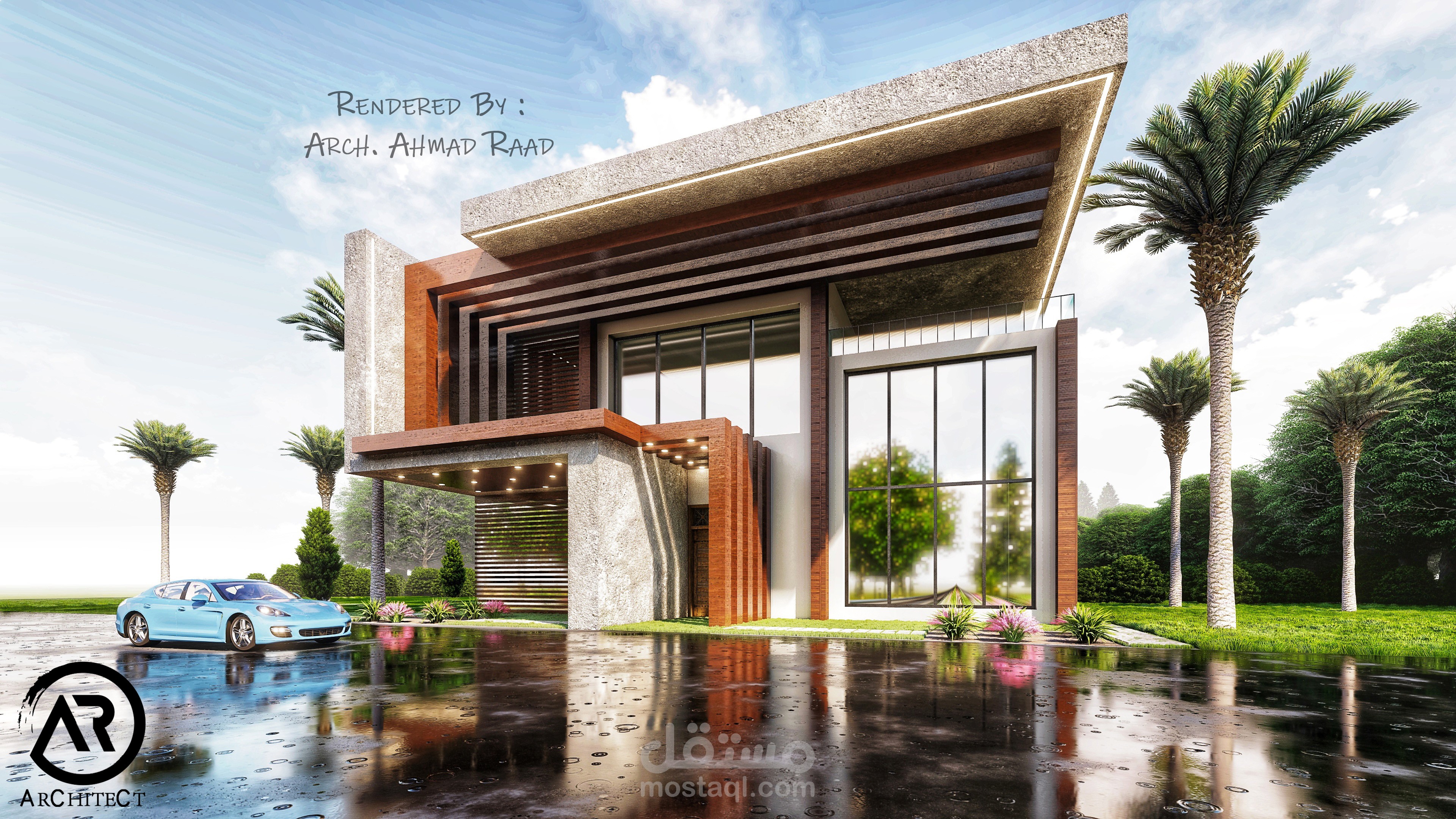 تصميم فيلا سكنية موردن ٦ - السعودية