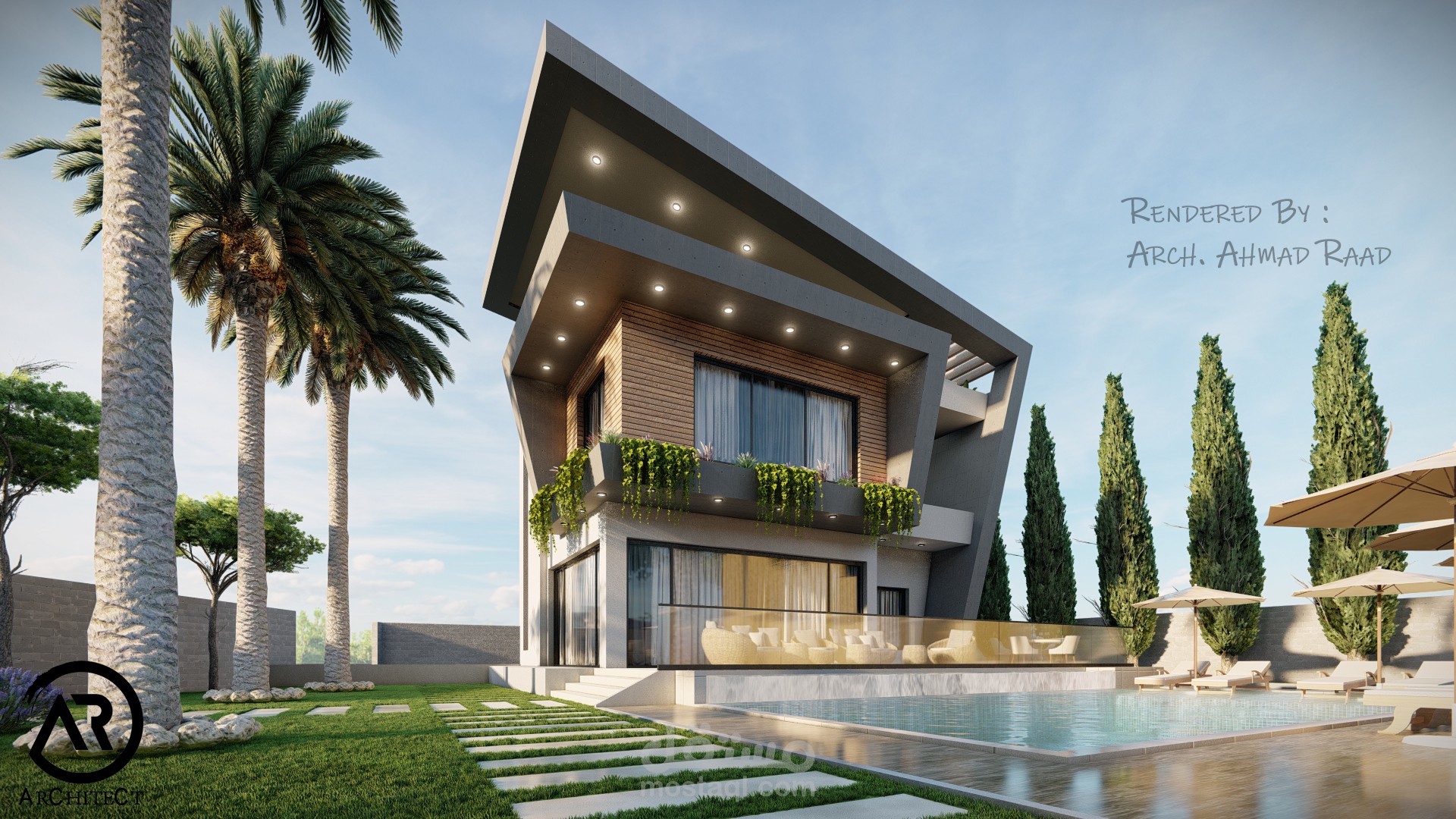 تصميم فيلا سكنية موردن ٥