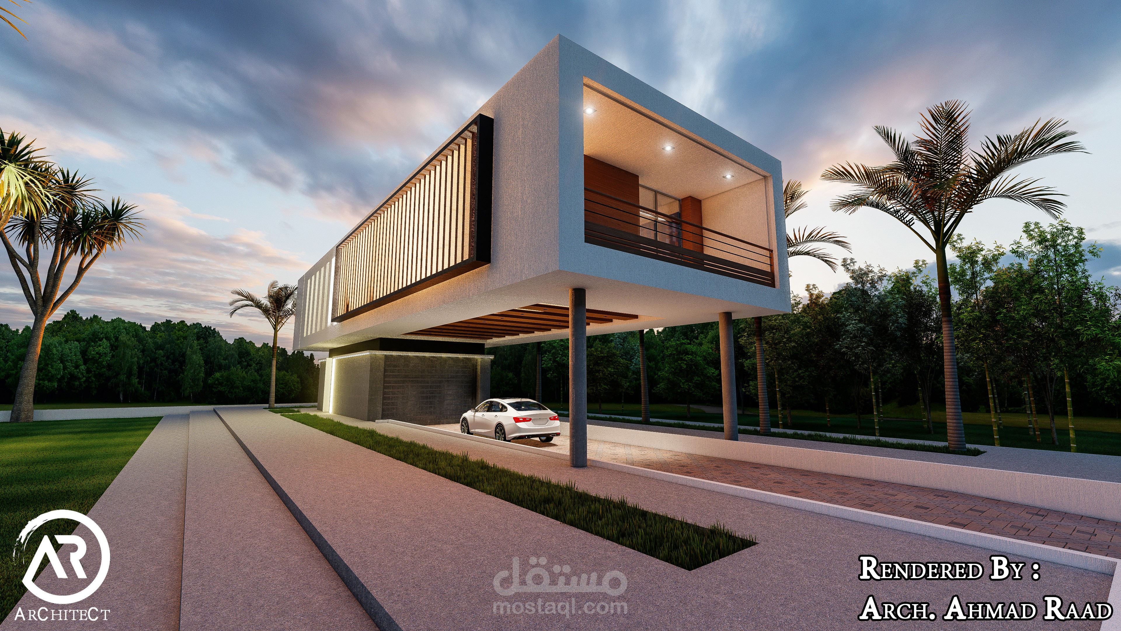 تصميم فيلا سكنية موردن ٤