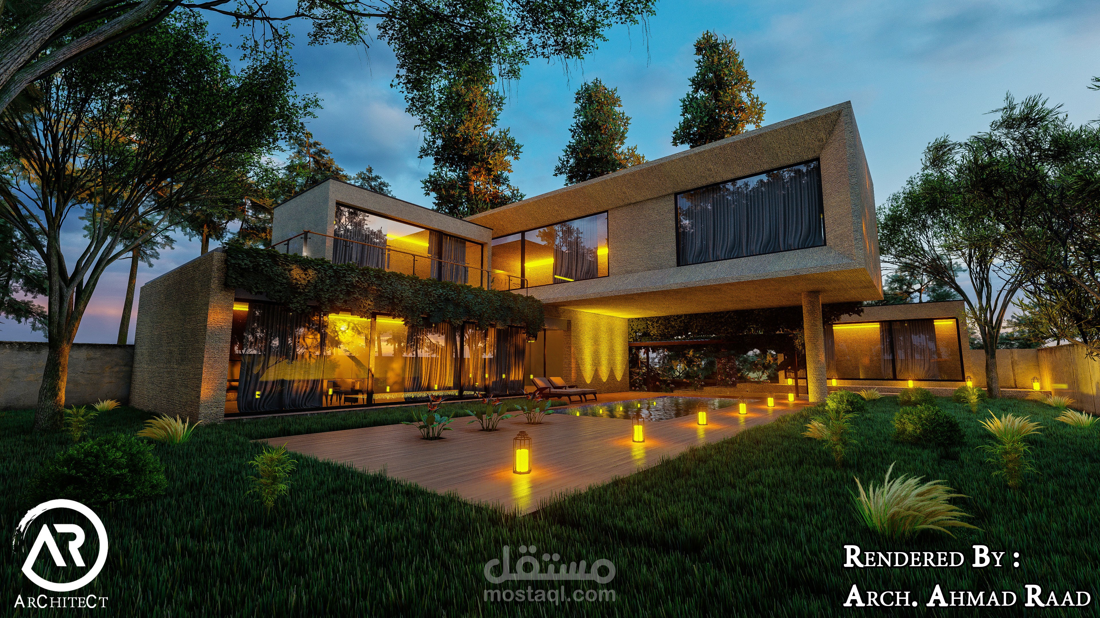 تصميم فيلا سكنية موردن ٣