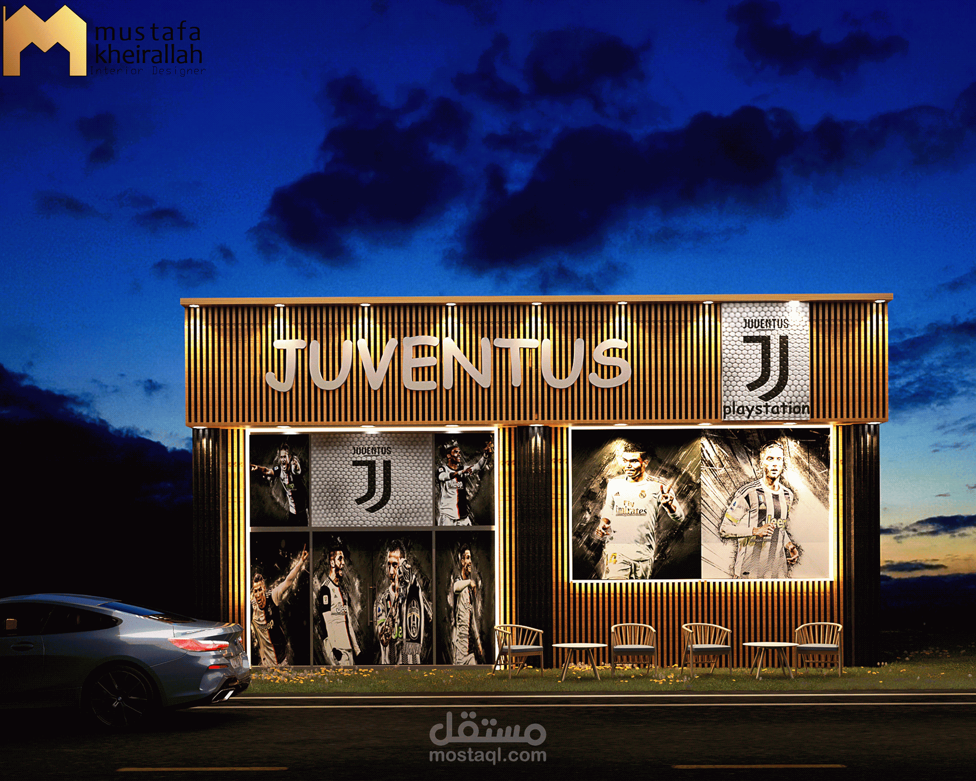 Extrior Playstation building