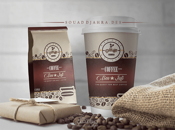 ستيكر علبة وكوب بن لافي