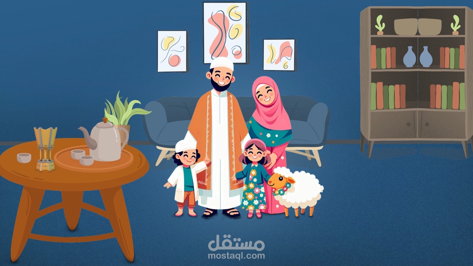 موشن جرافيك تهنئة شركة caesar media