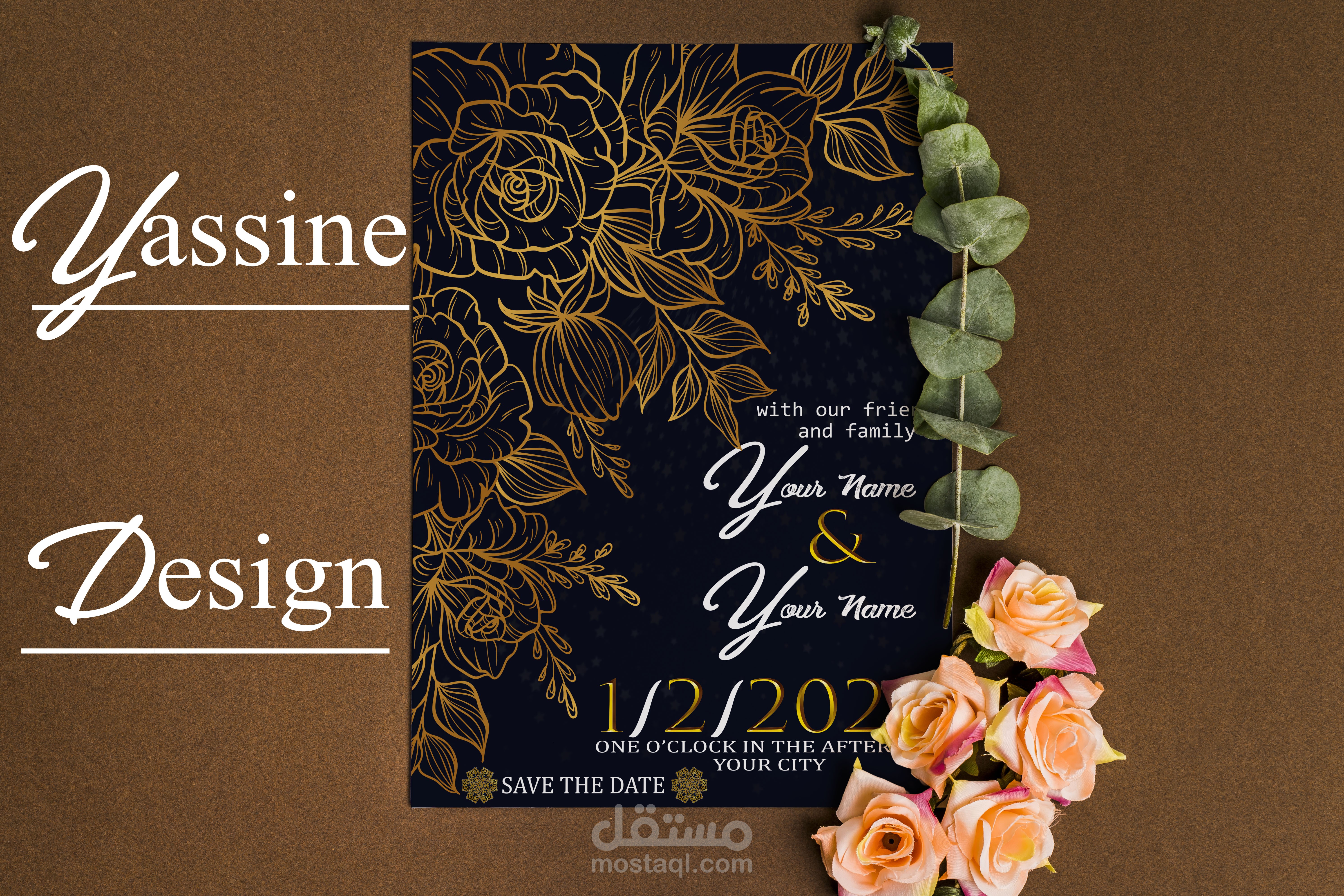 بطاقات الأعراس Wedding Card