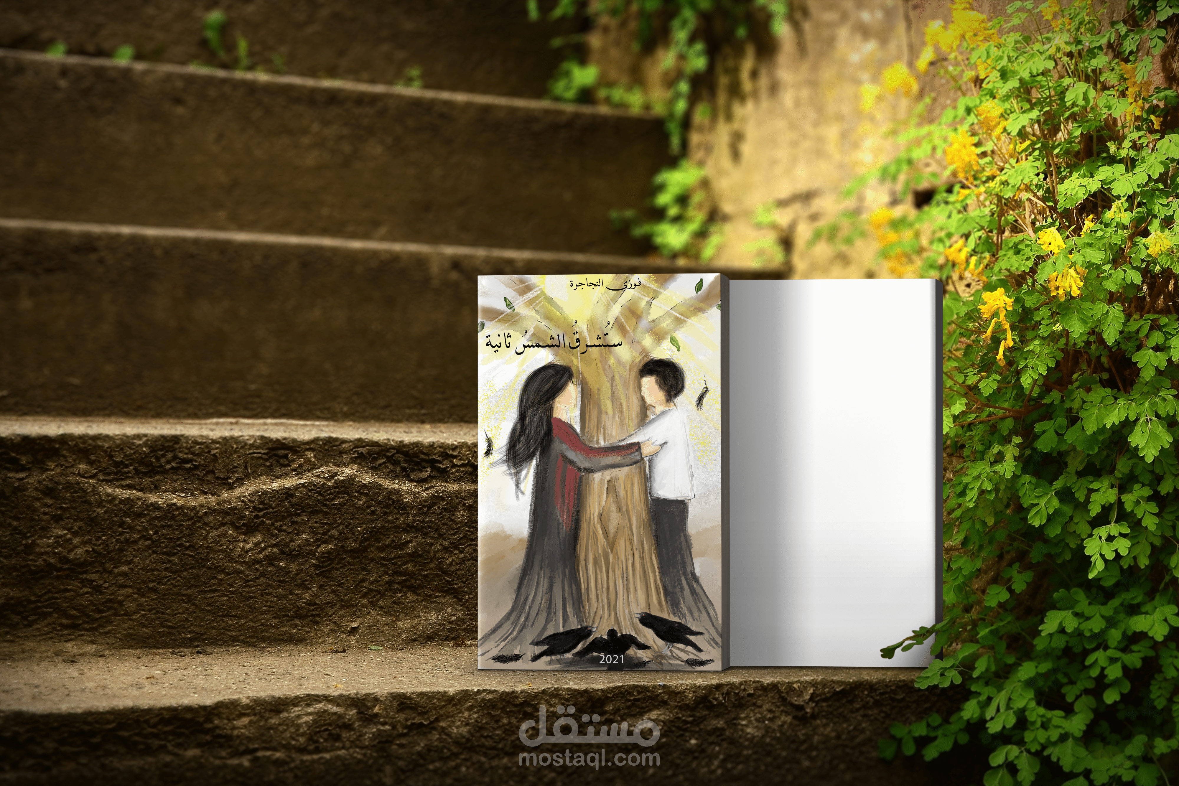 غلاف كتاب , رسم وتصميم