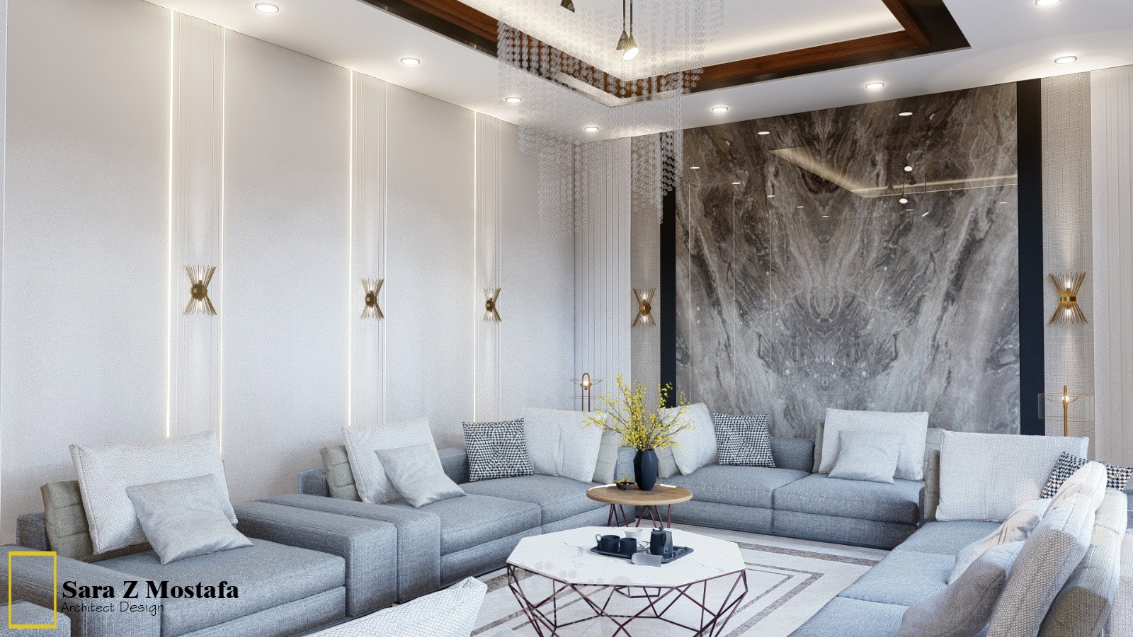 تصميم  داخلي لمجلس رجال