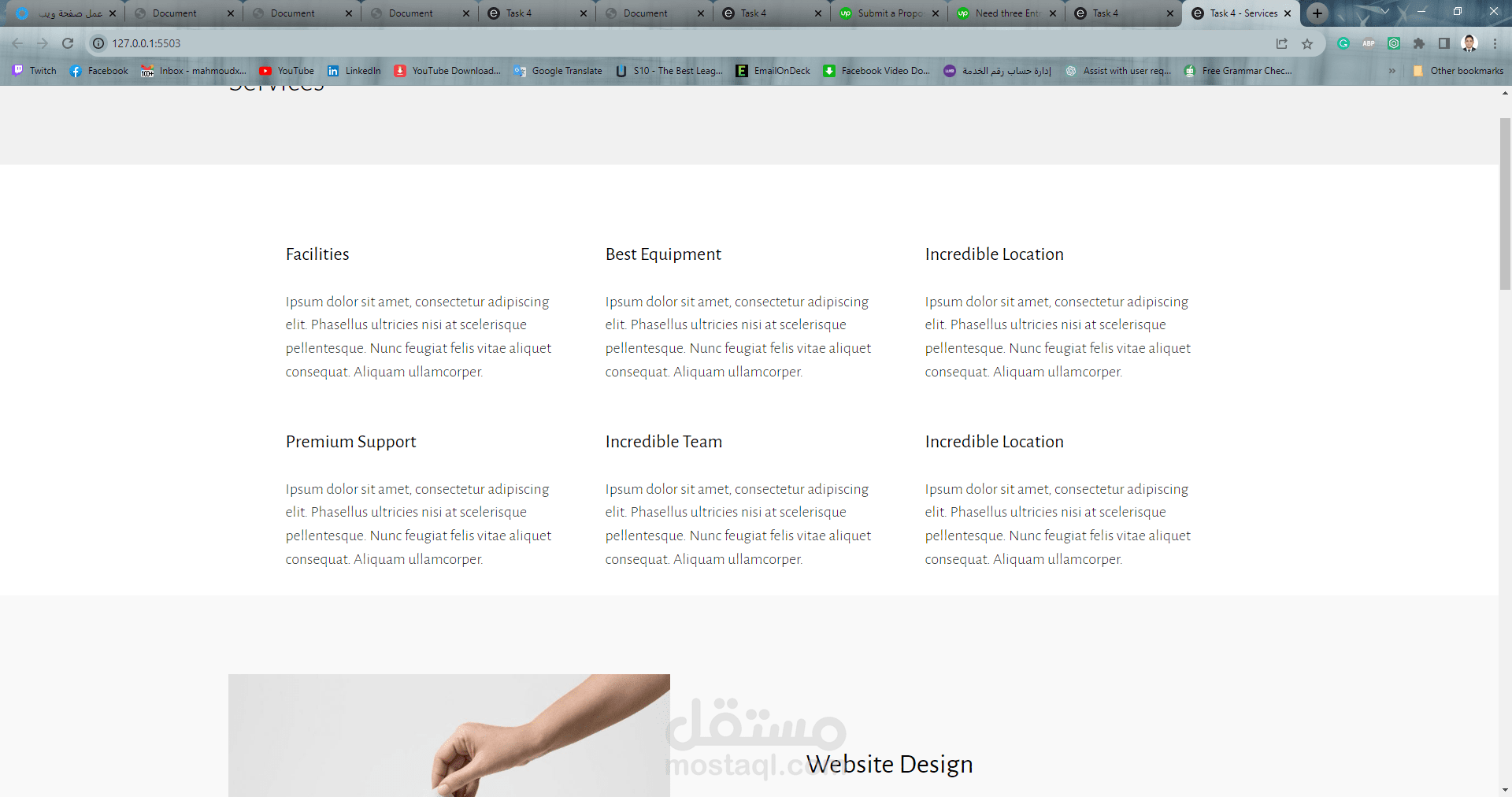 Services Website