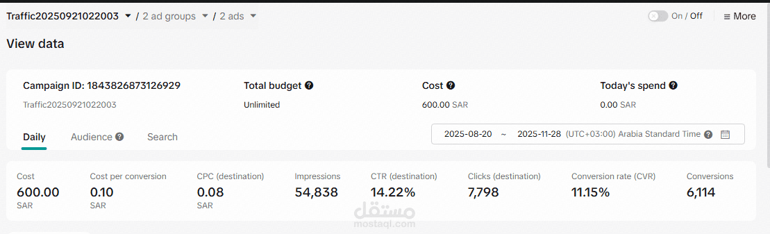 حملات ممولة على تيك توك