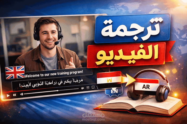 ترجمة فيديو لغرض اكاديمي