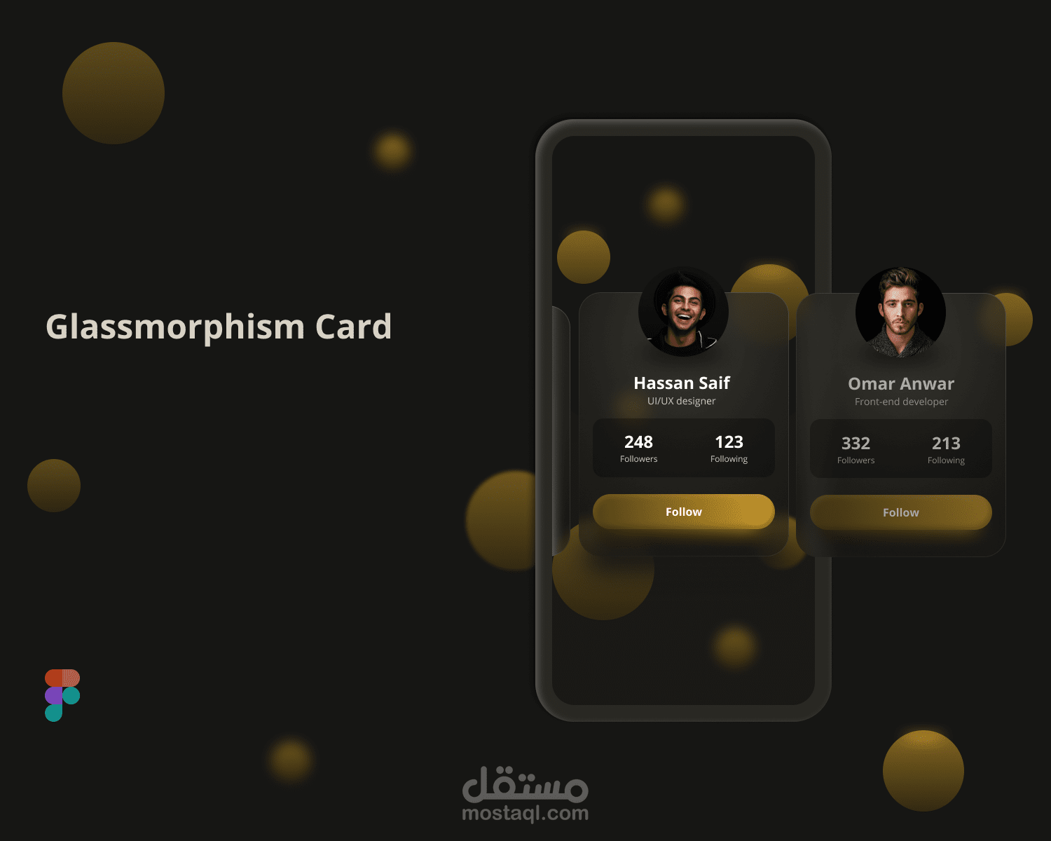 Glassmorphism Card