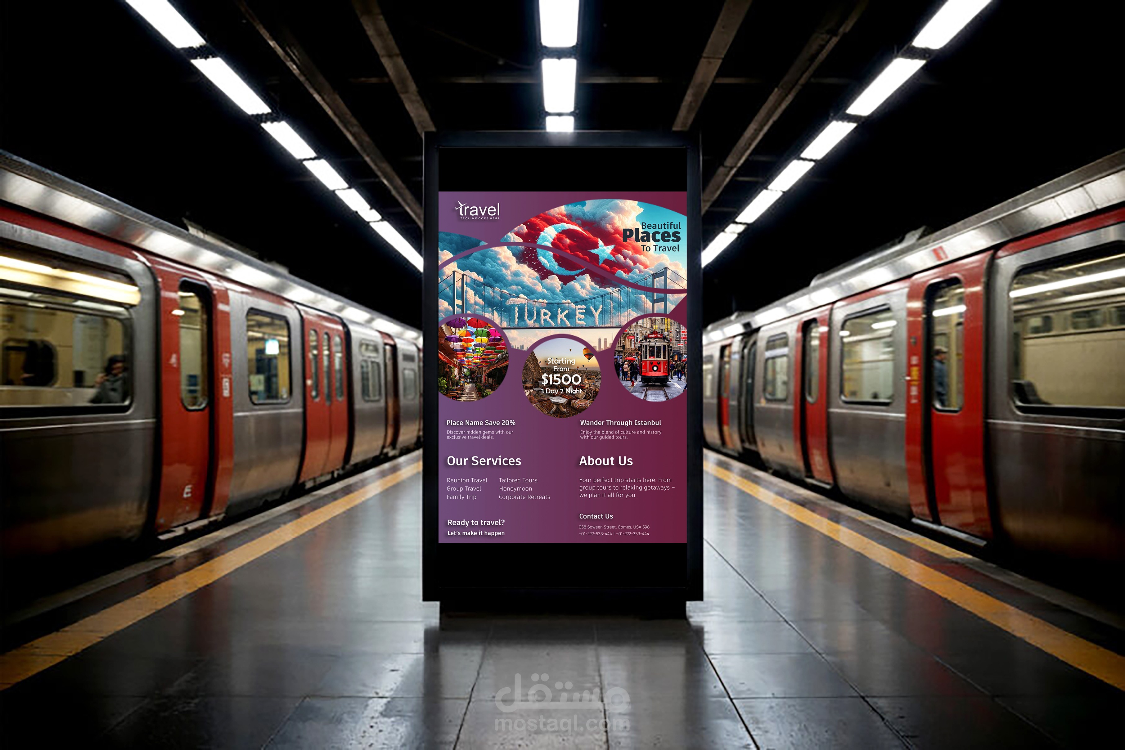 Turkey Getaway  | Travel Flyer Design