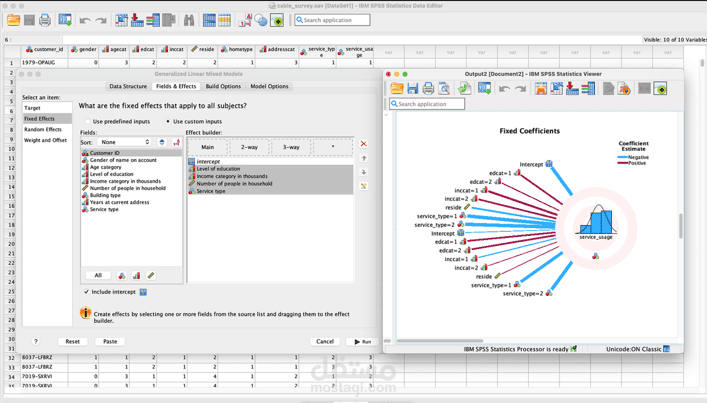 تحليل البيانات الاحصائية باستخداكم spss