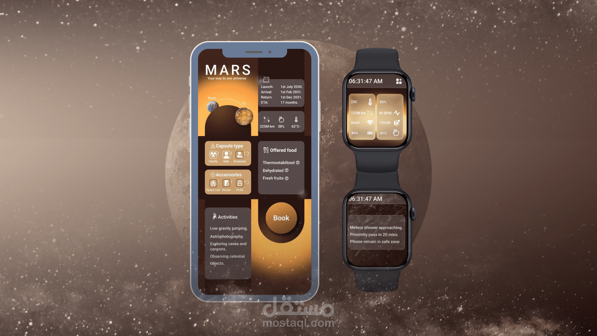 Mars booking app