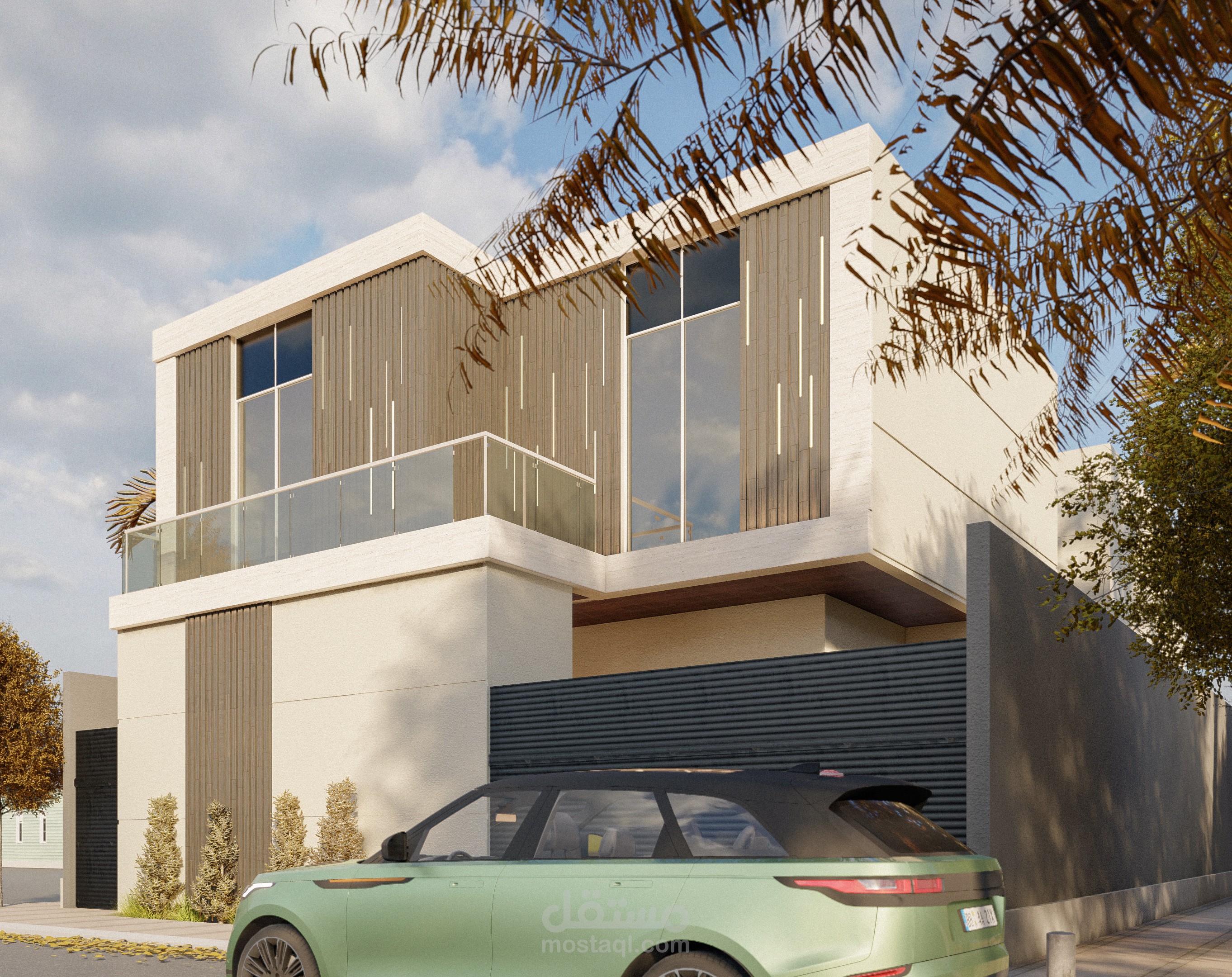 تصميم واجهة فيلا مودرن