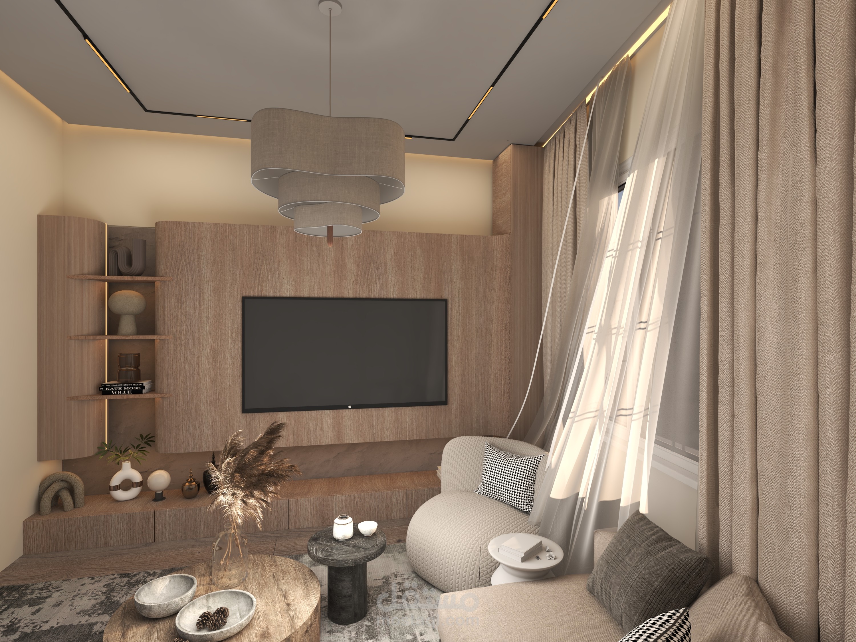 تصميم غرفة معيشة