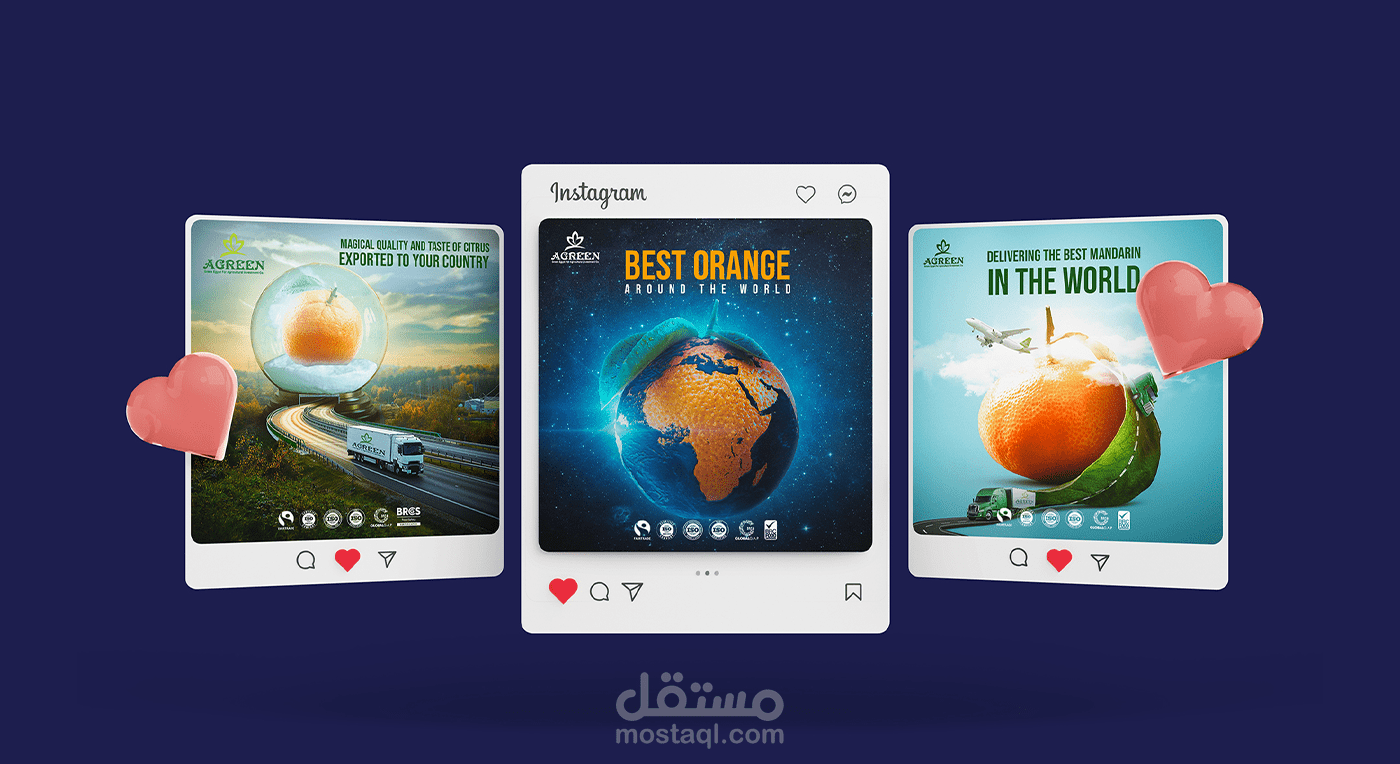 Agreen | social media project