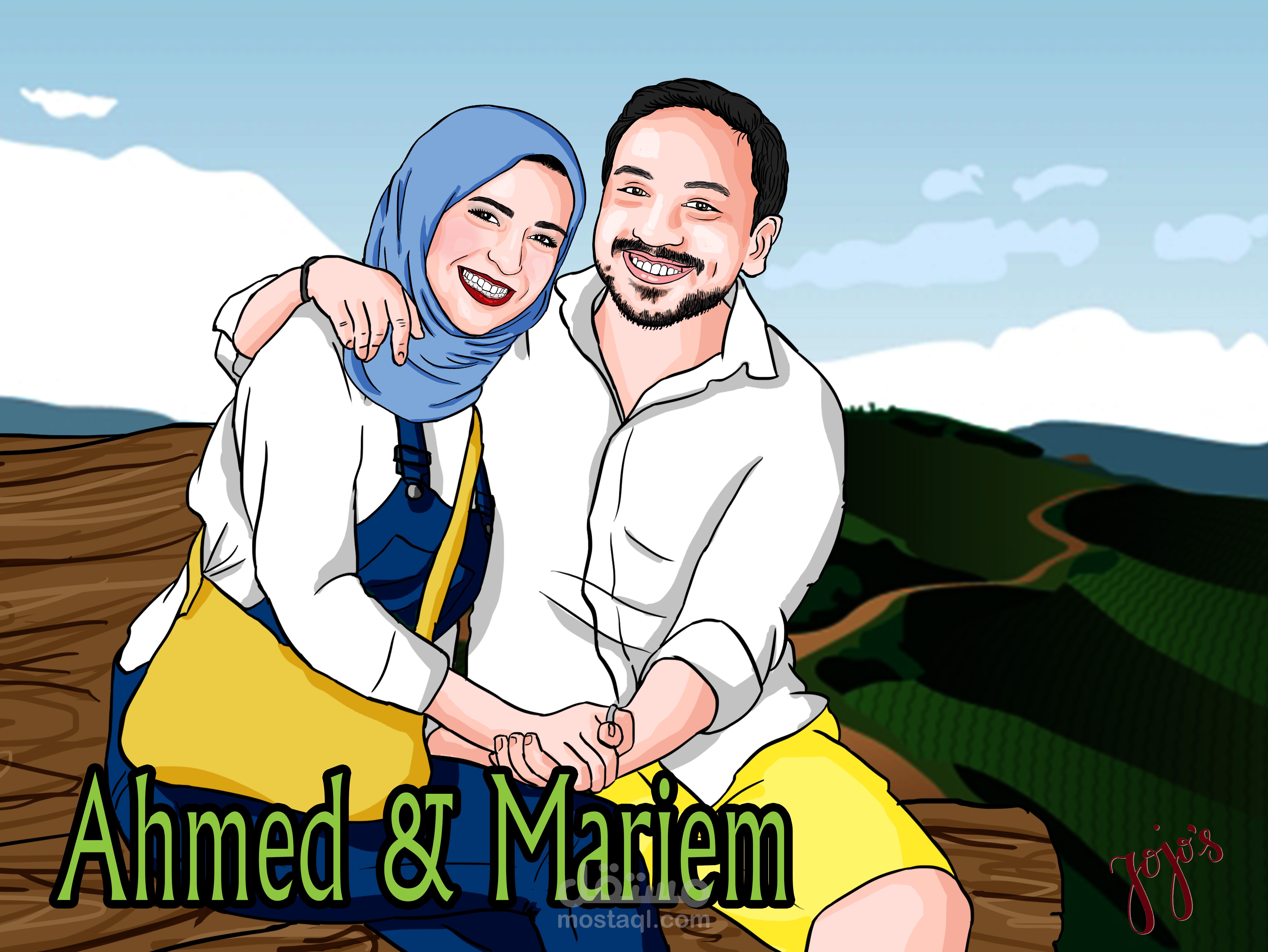 رسم شخصيات كارتون او صورتك