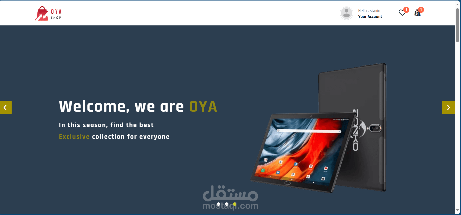 E-Commerce Website