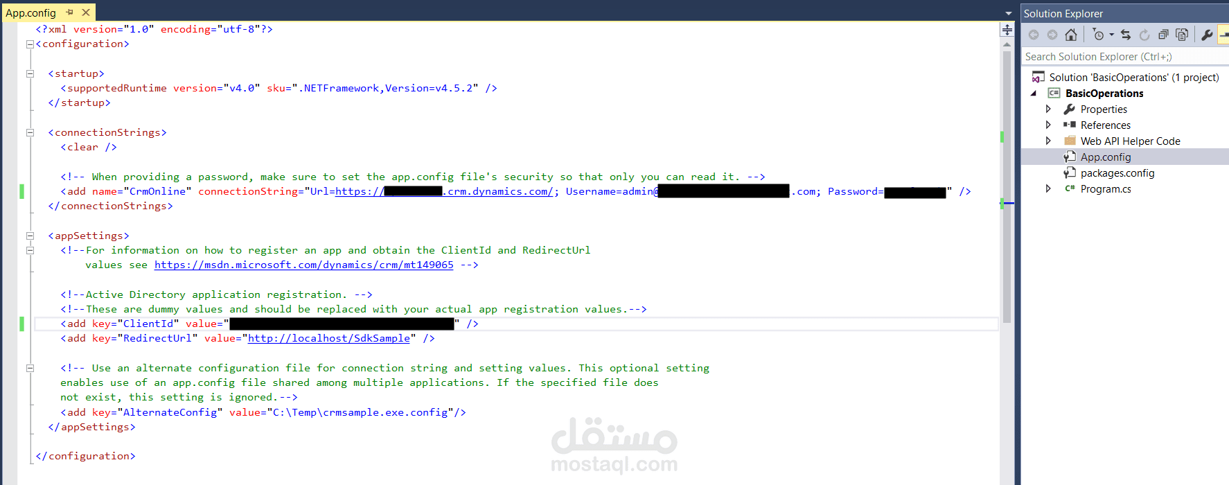 middleware Restful API call dynamics CRM and publish to azure