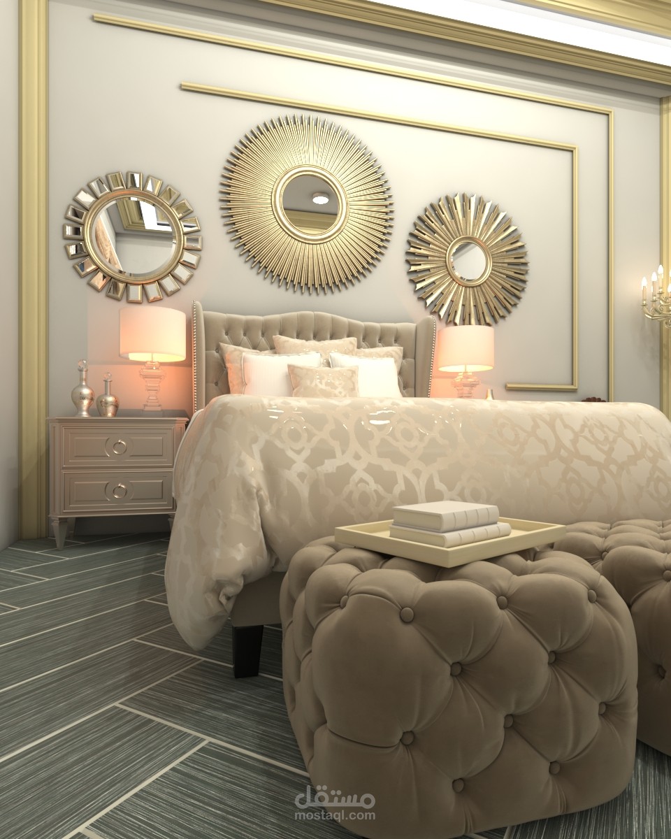 غرفة نوم كلاسيك