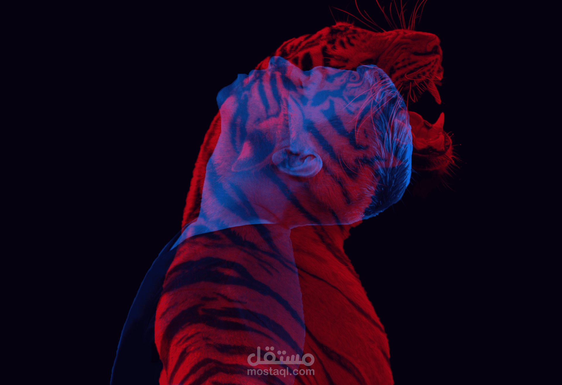 Animal Double Color Exposure Effect