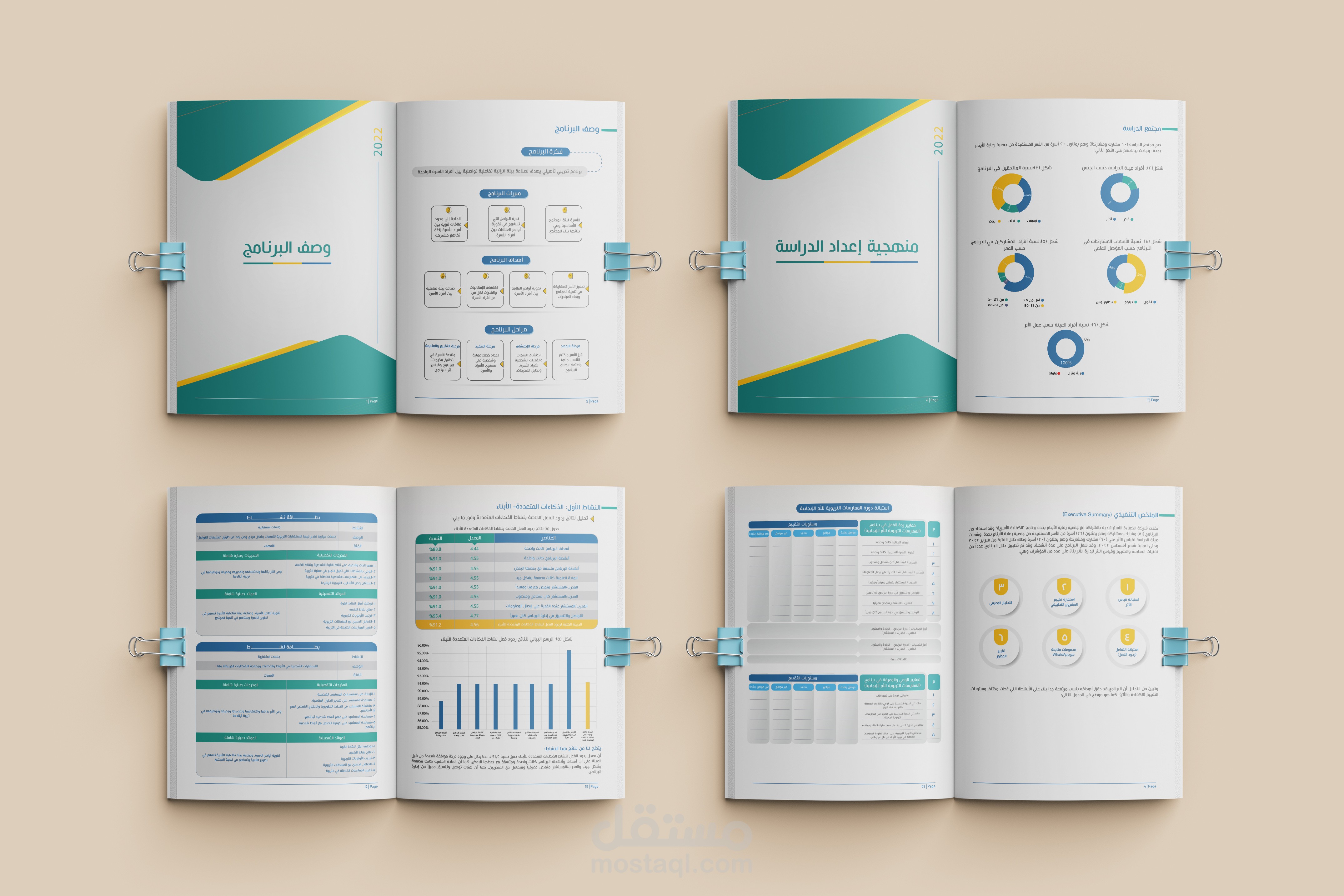 تصميم تقرير انفوجرافبك
