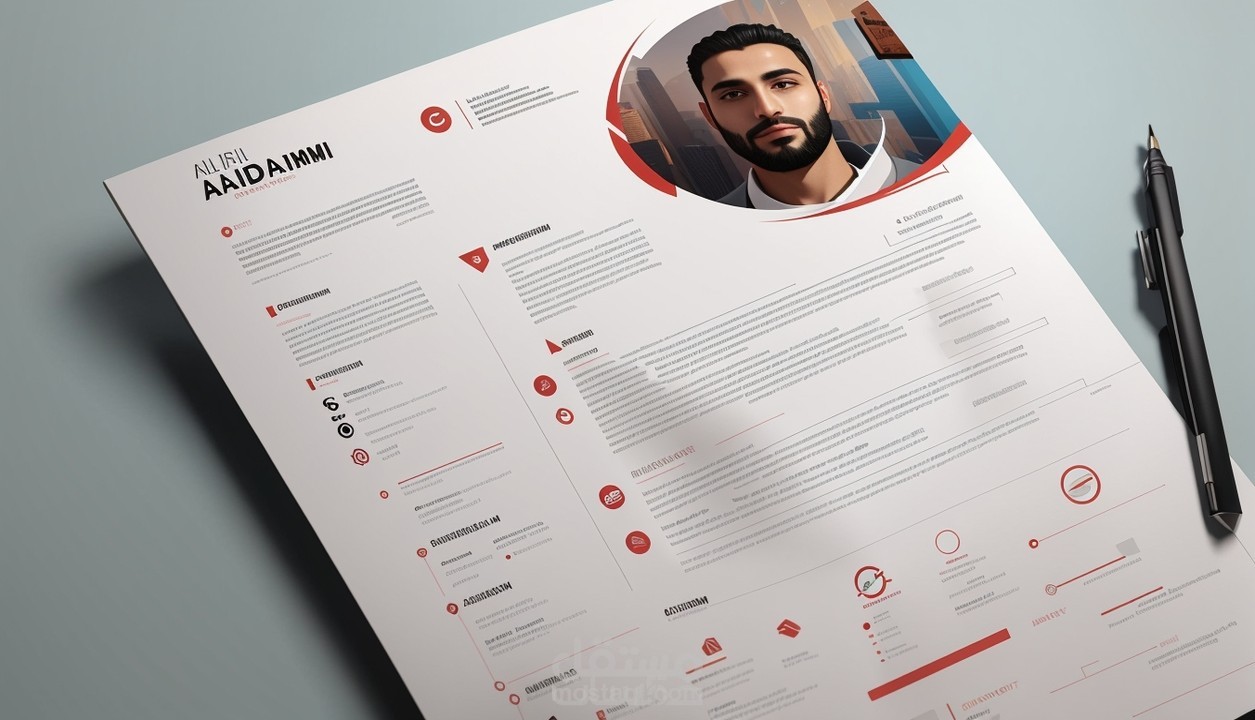 تصميم سيرة ذاتية CV باللغة العربية او الانجليزية