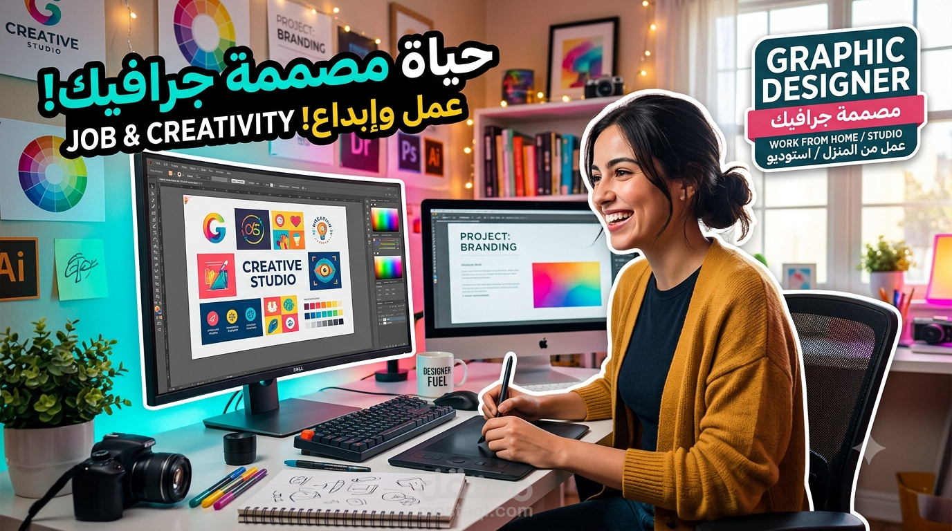 تصميم شعار احترافي وهوية بصرية مميزة