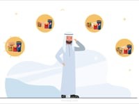 موشن جرافيك لمطعم شاورما كنج في الرياض