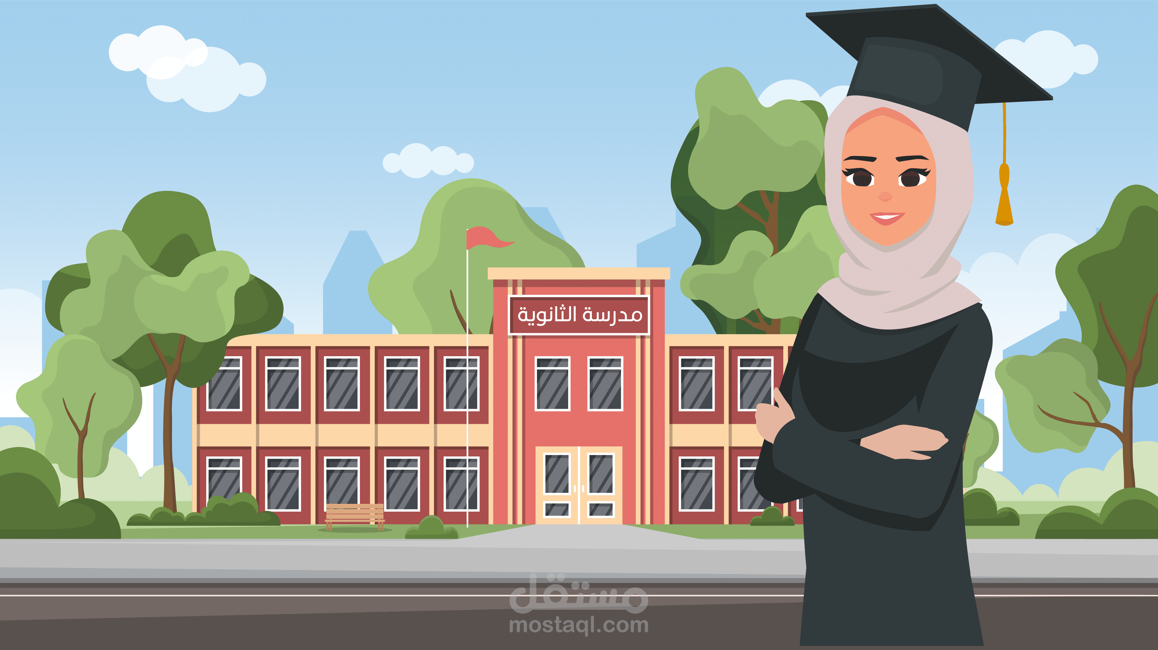 فيديو موشن جرافيك لصالح كلية الريادة للعلوم الصحية