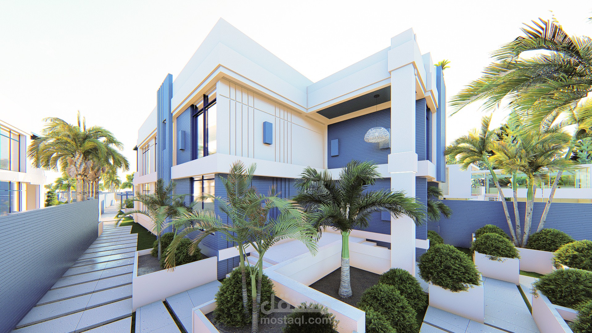 تصميم واجهة فيلا