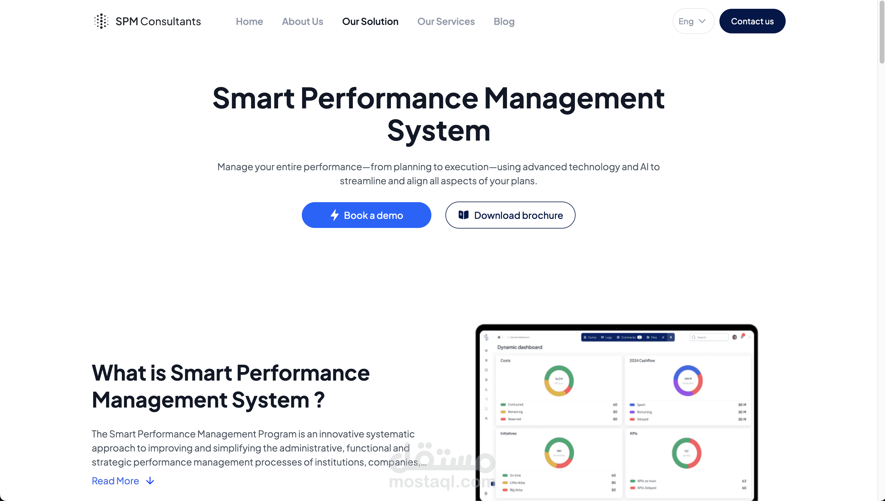تطبيق الحل الرقمي الشامل – منصة Smart Performance Management لدى SPM Consultants