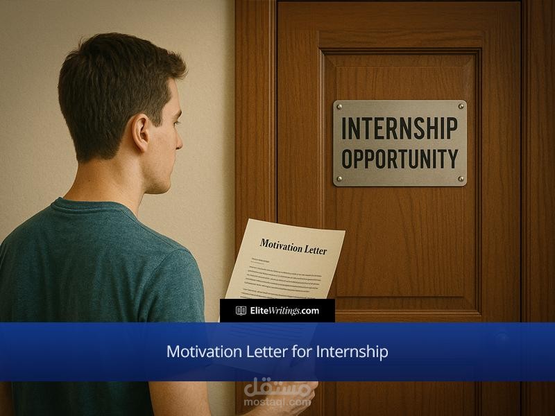 مثال لرسالة تحفيز باللغة الانجليزية